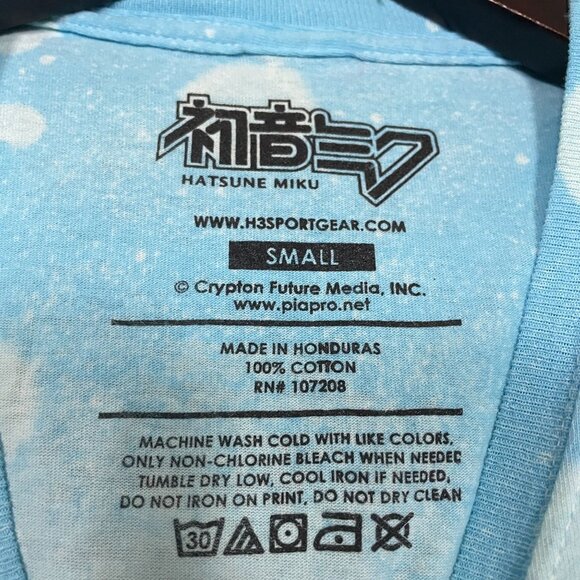 Hatsune Miku Anime Tie-dye T-shirt size Small - Picture 2 of 4